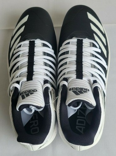 Men Sz 6.5 Black White Adidas Adizero Afterburner 6 Baseball Metal Cleats DB3433 - Picture 6 of 8