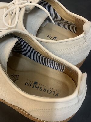 Florsheim Bucktown Plain Toe Oxford White Mens Size US 7M | eBay display picture 3