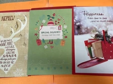 Hallmark Christmas Greeting Cards &  Envelopes Mixed Bulk Lot of 50