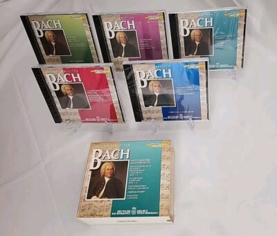 Johann Sebastian Bach ''Masterpieces'' 5 CD Set LaserLight NIB Sealed !