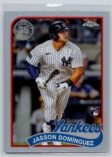 2024 Topps Chrome #89CB-12 Jasson Domínguez 1989 Topps 35th Anniversary