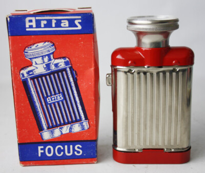 Lampe Torche Vintage Artas Focus LR20 Années 60/70 – Rouge, Fonctionnelle, Allemande