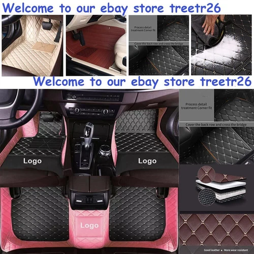 Fit For Toyota Corolla Car Floor Mats Luxury Custom Waterproof Auto Carpets Pads - Picture 24 of 37