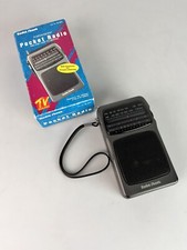 VTG Radio Shack Portavision Pocket Radio Model 12-617 AM/FM Analog TV Band