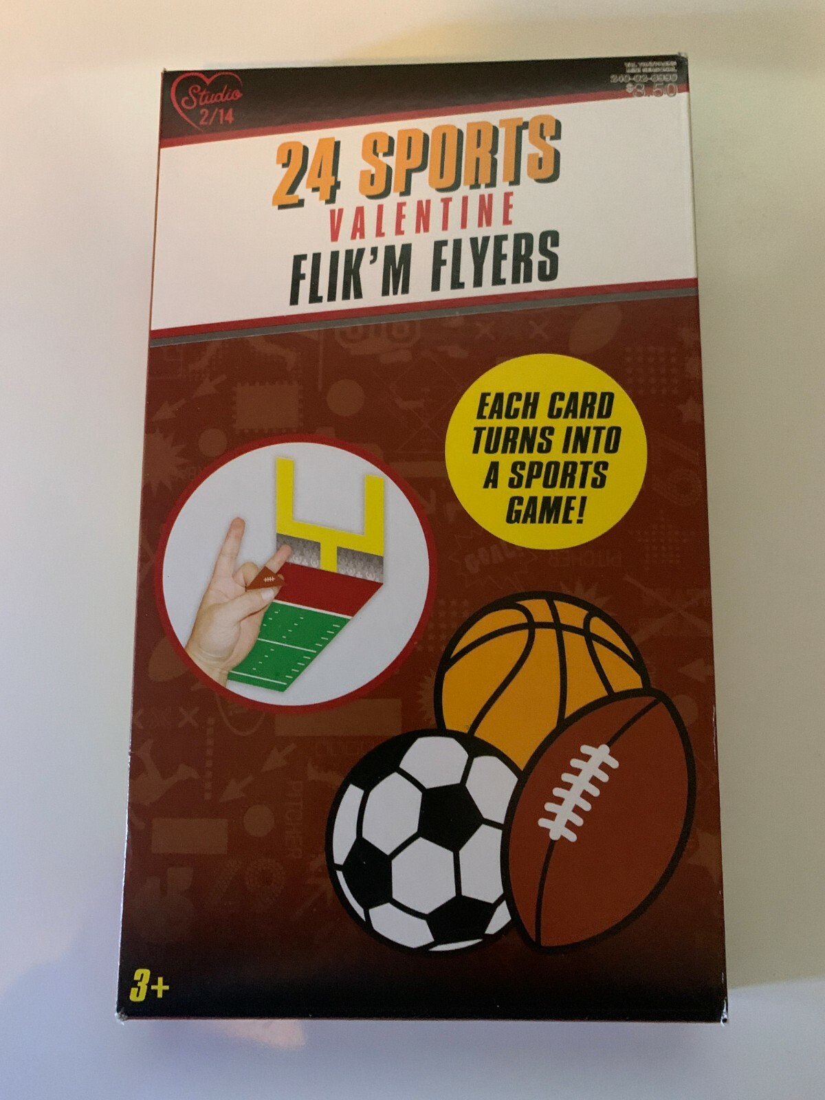 24 Sports Valentines Day Cards Flik'M Flyers 🔥FREE SHIPPING🔥 73168755518  | eBay