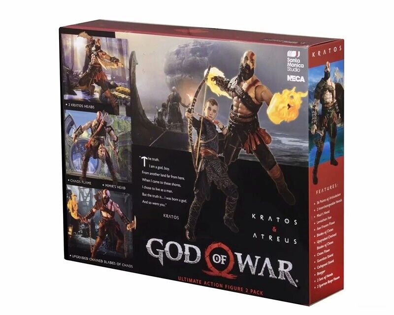 New NECA GodofWar 1/12 Kratos & Atreus Ultimate 2 Pack New NECA GodofWar 1/12 Kratos & Atreus Ultimate 2 Pack