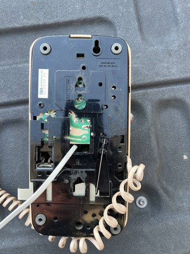 Vintage Telephone GTE Automatic Electric Wall Mount - Zdjęcie 3 z 4