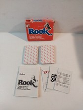 Vintage Rook Card Game by Parker Brothers 1978 instructions rules