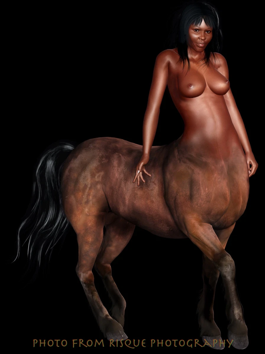 African American Female Centaur 8.5x11 Photo Print Nude Woman Modern  Myth Art | eBay