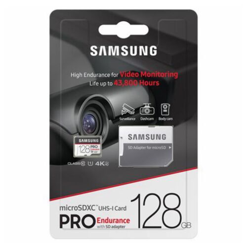 Samsung Pro Endurance 64GB 128GB 32GB Micro SD Card Surveillance DashCam 100MB/s - Picture 10 of 12