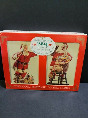 Coca-Cola Nostalgia Playing Cards Limited Edition 1994 2 decks | eBay Coca-Cola Nostalgia Playing Cards Limited Edition 1994 2 decks | eBay