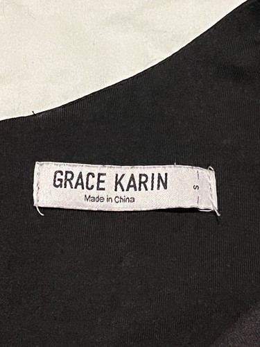 Women's Grace Karin Dress Fully Lined Small Evening Cocktail PROM Dress Black - Picture 11 of 11