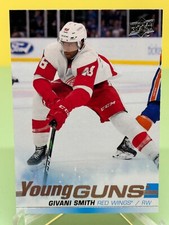 19-20 Givani Smith Rookie Detroit Red Wings #474 UD Young Guns