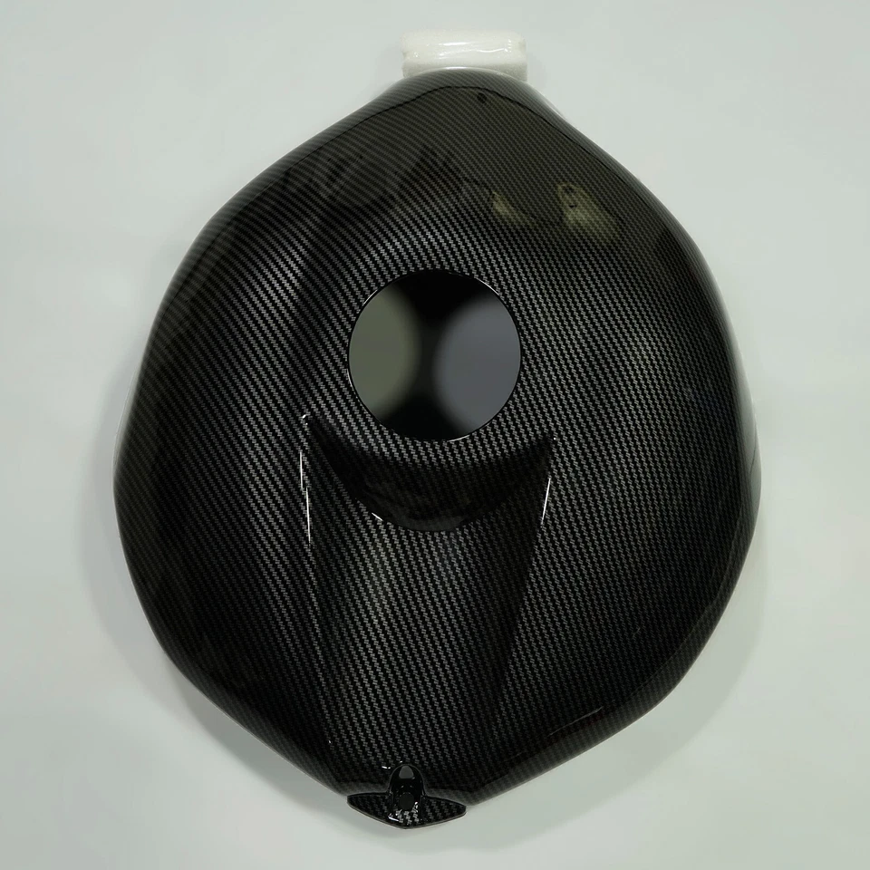Black Carbon Fiber Look Fuel Gas Tank Cover Fairing For 2006 2007 YAMAHA YZF R6 Foto 3 de 4