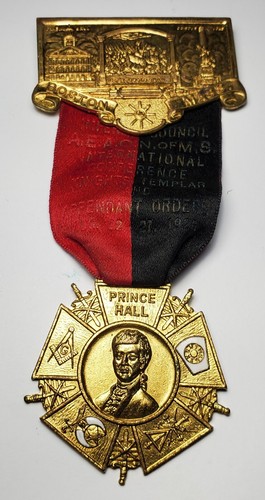 1926 KNIGHTS TEMPLAR CONFERENCE JEWEL BOSTON, MASS BASTIAN BROS.-FREE USA SHIP