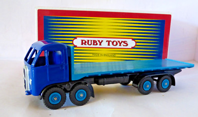 Ruby Toys by Promod Scammell Rigid 8 flatbed 2 tone blue