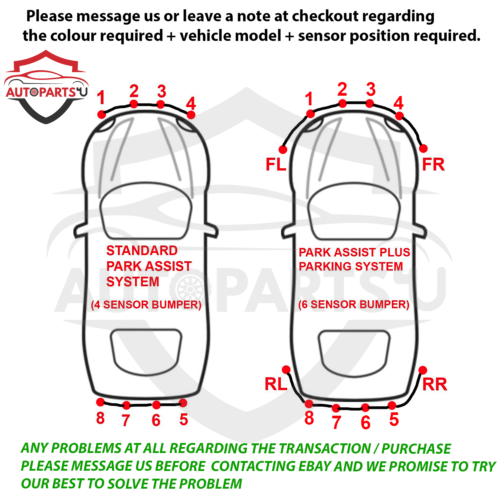 Genuine BOSCH Volvo S90/V60/XC60 MK2 S60 MK3 XC40 FRONT OUTER Parking Sensor 6.1 - Picture 2 of 7
