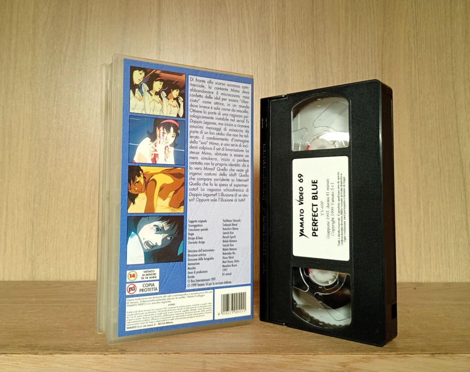 Satoshi Kon _ PERFECT BLUE (1997) VHS Yamato Video _ ANIME _ EDIZIONE ITALIANA - Immagine 2 di 2