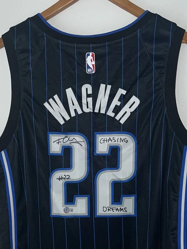 Franz Wagner Signed "CHASING DREAMS" Orlando Magic NBA Auto Nike Jersey BAS COA