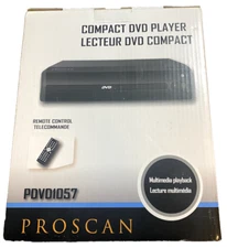 Proscan PDVD1057 Compact DVD Player: Versatile Entertainment Hub for Movies