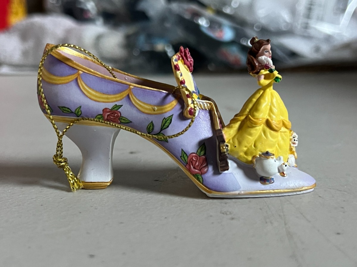 Belle Disney Princess shoe ornament by Bradford exchange christmas