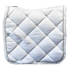 BACK ON TRACK Nights Collection White Saddle Pad (23420203)