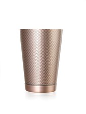 Mercer Culinary Barfly 18 oz Diamond Etched Lattice Shaker w/ Capped Bottom