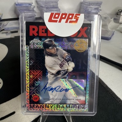 2021 Topps Chrome Update Series 1986 Manny Ramirez #86C-38 Autographs /149