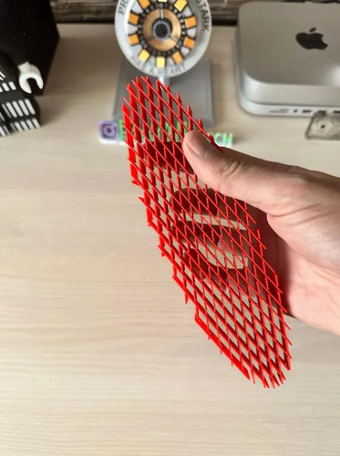 Waffle Fidget | 3D-gedrucktes Morphing Schreibtischspielzeug für Stressabbau und sensorische Stimu - Bild 2 von 7