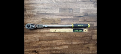 #ad Snap On Tools SHX80B HI VIZ 1 2quot; Dr Soft Grip Handle Locking Flex Head Ratchet $349.99