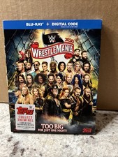  SUPER RARE/OOP WWE WrestleMania 36 2020 Blu Ray  Brand New