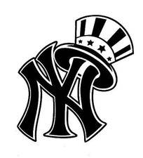 Vinyl Decal Car Truck Sticker Wall Baseball MLB - New York Yankees Logo v3