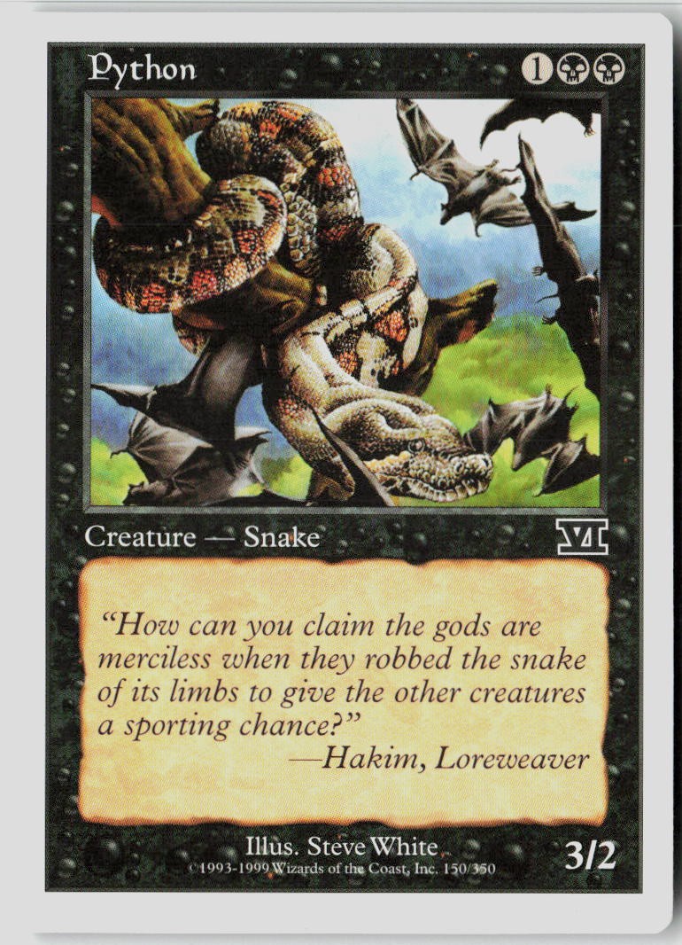 Magic - Python Classic Sixth Edition [6ED - 150] NM Common