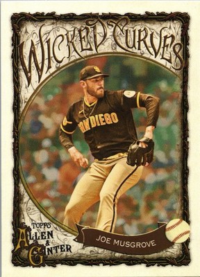 2025 Topps Allen & Ginter #WC-4 Joe Musgrove Wicked Curves