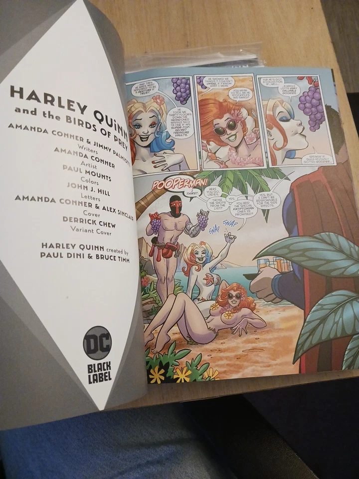 Harley Quinn & Birds of Prey Book One DC Black Label April 2020 Conner Palmiotti - Image 3 of 3