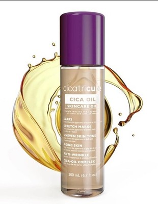Cica Oil for Stretch Marks & Scars Visible Results in 4 Weeks Pre/Post Pregnancy