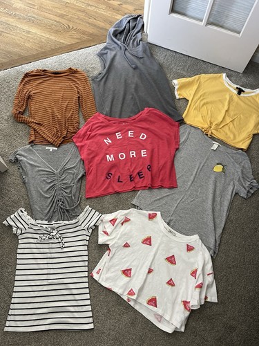 SET JUNIOREN DAMEN GR. S TOPS - CROP SHIRTS T-SHIRT H&M FOREVER 21 AERO LLD SCHÖN! - Bild 9 von 9