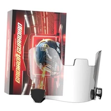 Clear Football Visor, Lightweight Polycarbonate Lens, Scratch-Resistant & 
