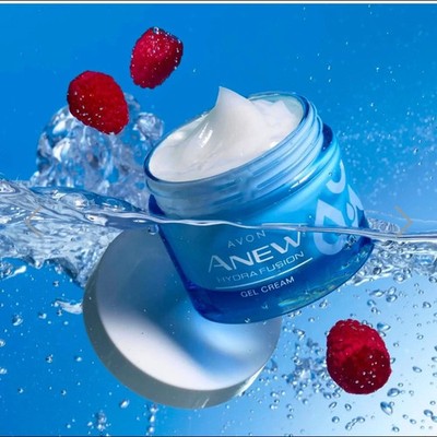 Avon Anew Hydra Fusion Gel Cream 1.7 oz Face Moisturizer Hydrating Gel Cream New