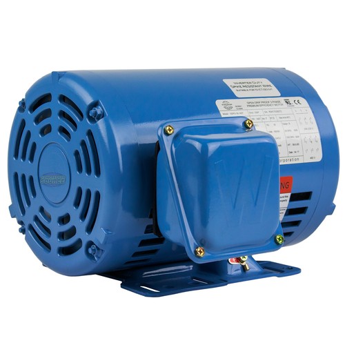 2 HP 3 Phase Electric Motor 1800 RPM 145T Frame ODP Open Drip Proof 230/460V - Picture 5 of 8