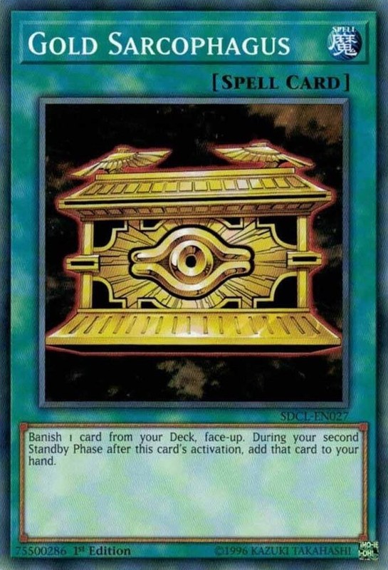 Gold Sarcophagus - SDCL-EN027 - Common - 1st Edition - YuGiOh