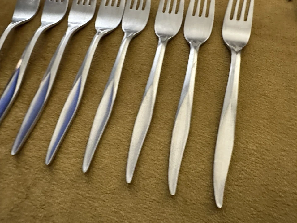 Garfos de jantar facas para bife +++ - Talheres de aço inoxidável Nasco Flamingo-Montego Japão - Imagem 4 de 4