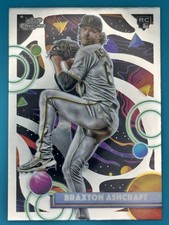 2025 Topps Cosmic Chrome Braxton Ashcraft RC #62 Pittsburgh Pirates Rookie Card. rookie card picture