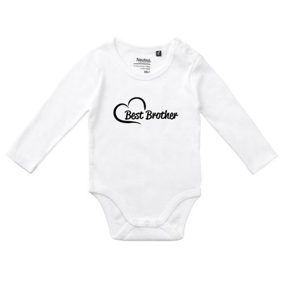 Baby Body Best Brother Heart Geschenkidee Best Brother Geschenk Präsent Mitbring