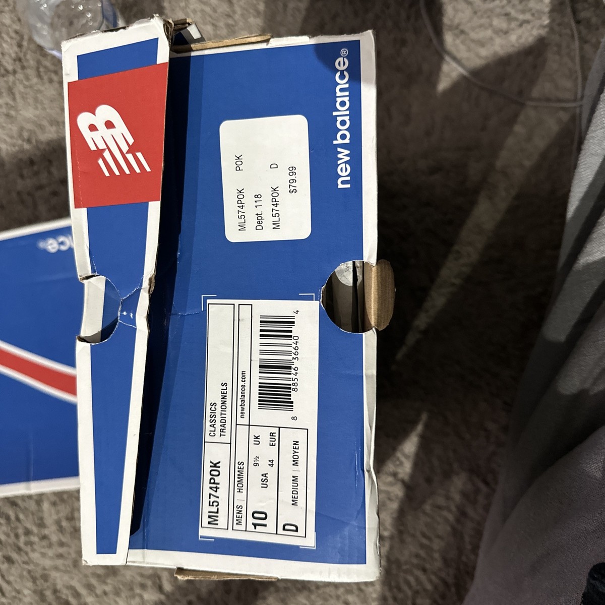 写真 Size 11 - New Balance 574 Pique Polo Pack - Black for sale online