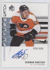 2019-20 SP Authentic Future Watch Rookies 654/999 German Rubtsov #220 Auto 08r9