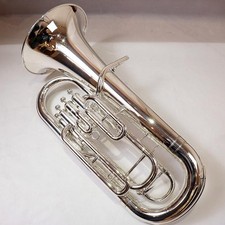Yamaha YEP-321S Bb Euphonium Silver-plated Yellow Brass w/ Hard Case Serviced
