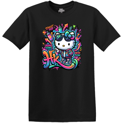 Graffiti Hello Kitty T-Shirt - Adult/Kid Sizes | eBay