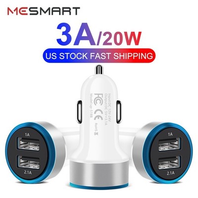 2 USB Port Car Charger Adapter Lot For Samsung Galaxy S25 Edge Ultra Plus S24 FE