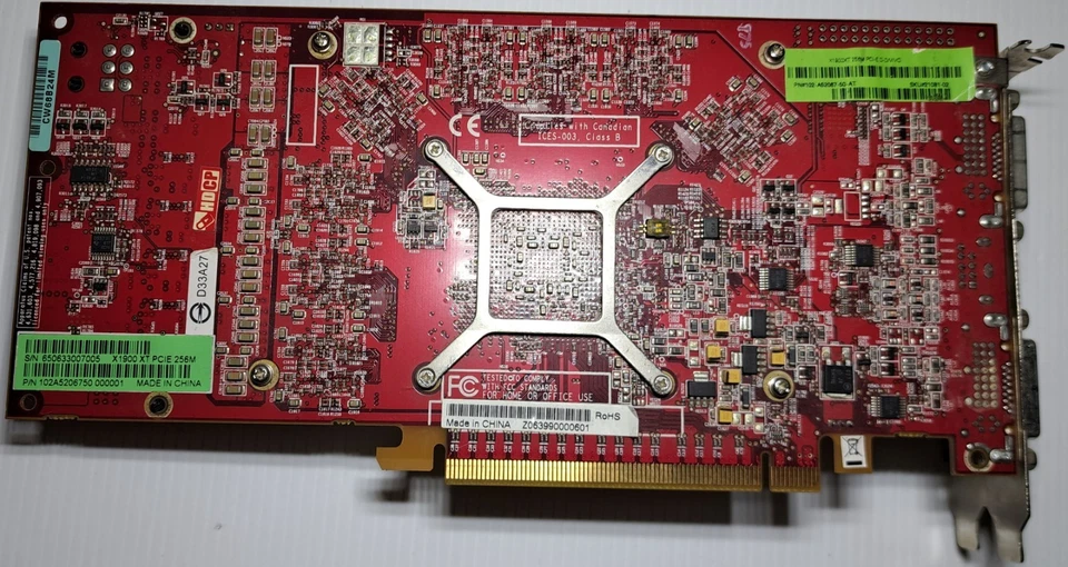 Scheda Video da collezione AGP ATI Sapphire X1900 XT 256MB per parti di ricambio - Immagine 2 di 2